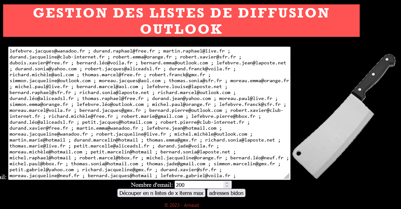 image listes de diff